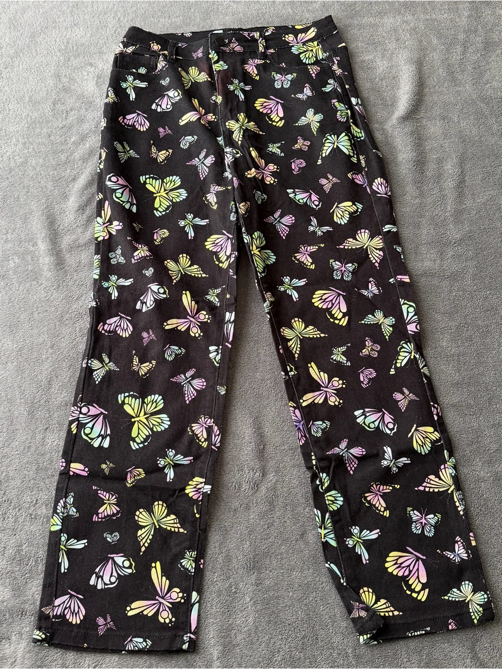 Current Mood Butterfly Print Pants
